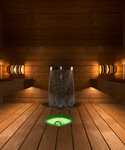 Sauna lamps SAWO LAMP AND LATTICE SET 917-D, CEDAR
