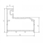 Doors for steam sauna AD STEAM BATH DOORS MATTE