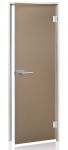 Doors for steam sauna STEAM BATH DOOR AD DORY, GREY MATTE, 70x200cm AD DORY STEAM BATH DOORS MATTE