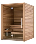 SAUNAINTER Sauna Cabins SAUNA CABIN WITH GLASS 150x150x205, AUROOM