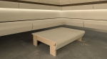 Designer wall and bench elements TAIVE BENCH