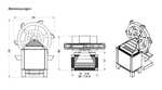 EOS Sauna heaters ELECTRIC SAUNA HEATER EOS 34GM 18,0kW, WITHOUT CONTROL UNIT, 946385 EOS WINDMILL 34GM