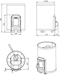 Woodburning stoves kit STOVEMAN Sauna Stoves SAUNA WOODBURNING STOVE STOVEMAN 13R SET STOVEMAN 13R SET