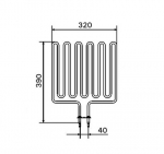 Sauna spare parts Heating elements for sauna heaters Harvia el. sauna heater spare parts HARVIA HEATING ELEMENTS ZSL-314 2500W/230V HARVIA HEATING ELEMENTS