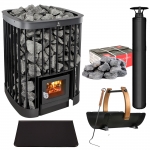 Woodburning stoves kit KASTOR SAGA 22 KIT - PREMIUM