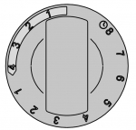 HARVIA CILINDRO 6.6kW TIMER KNOB, ZSB-125 HARVIA CILINDRO 6.6kW SPARE PARTS