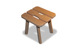 Modular elements for sauna bench Sauna stool SAUNA STOOL 1 ALDER STOOL 1 ALDER