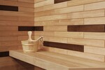 Sauna wall & ceiling materials NEW PRODUCTS NEW BUILDING MATERIALS ASPEN SAUNA LINING STF 15x85x578mm ASPEN LINING STF 15x65/85/120mm 293-1148mm