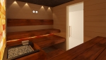 Modular elements for sauna bench PREMADE MODULE, HEAT TREATED PINE RADIATA, 135x504x1800mm PREMADE MODULE, HEAT TREATED PINE RADIATA, 135x504x1800-2400mm
