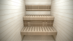 Modular elements for sauna bench BOTTOM MODULE, ASPEN, 14x300x1600-2400mm