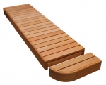 Modular elements for sauna bench MODULE END, THERMO ASPEN, 400mm