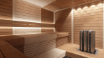 Sauna wall & ceiling materials THERMO ASPEN LINING STP 15x68mm 1500mm-2400mm