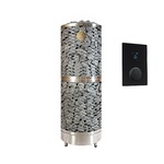 IKI Sauna heaters ELECTRIC SAUNA HEATER IKI PILARI 18kW, WITH CONTROL UNIT WAVE COM4 + S2-30 IKI PILARI 15 - 30kW