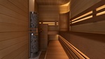 IKI Sauna heaters ELECTRIC SAUNA HEATERS IKI WALL 9kW, WITH BUILT-IN CONTROL IKI WALL