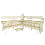 Modular sauna bench MODULAR SAUNA BENCH, PREMIUM, ASPEN, 2900x3113 MODULAR SAUNA BENCH, PREMIUM, ASPEN
