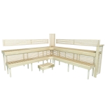 Modular sauna bench MODULAR SAUNA BENCH, PREMIUM, ASPEN, 3200x3413 MODULAR SAUNA BENCH, PREMIUM, ASPEN