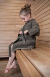 Sauna clothes Clothes for sauna RENTO KENNO BATHROBE FOR KIDS, S/M 104-116 cm, 600864 RENTO KENNO BATHROBE FOR KIDS, S/M