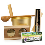 Sauna accessories sets SAUFLEX ACCESSORIES KIT GOLD SAUFLEX ACCESSORIES KIT GOLD