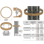 Ограждения для каменок Ограждения для каменок SAWOTEC TOWER ROUND ЗАЩИТНОЕ ОГРАЖДЕНИЕ