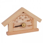 Sauna thermo and hygrometers SOLO SAWO PANEL HOUSE THERMOMETER 125-TP, PINE