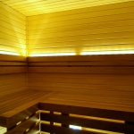 Sauna bench materials OUTLET THERMO ASPEN BENCH WOOD SHP 28x120x1200-2400mm