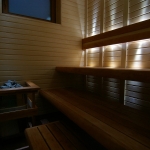 Sauna bench materials THERMO ASPEN BENCH WOOD SHP 28x120x1200-2400mm