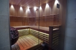 Sauna bench materials ALDER BENCH WOOD SHP 28x42x1800-2400mm