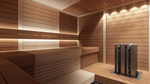 Sauna wall & ceiling materials THERMO-TREATED ASPEN GLUED WOOD LINING STS4 15x140x2400mm 6 PIECES THERMO-TREATED ASPEN GLUED WOOD LINING STS4 15x140x2100-2400mm 6 PIECES
