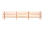 Modular elements for sauna bench Sauna building materials BOTTOM MODULE, ALDER, 28x320x2350mm BOTTOM MODULE 28x320x1750-2350mm
