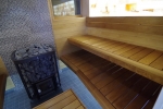 Sauna bench materials THERMO ASPEN BENCH FRONT PANEL SHA 80x108x2100-2400mm