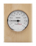 Sauna thermo and hygrometers SOLO TYLÖHELO CLASSIC THERMOMETER, BIRCH