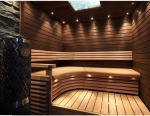 Sauna wall & ceiling materials THERMO ASPEN LINING STP 15x90mm 1200-2400mm
