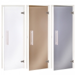 Doors for sauna AD NATURAL SAUNA DOOR, ASPEN, TRANSPARENT, 70x190cm AD NATURAL SAUNA DOORS