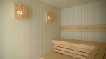 Sauna lamp shades SAUNA CORNER LAMP SHADE V