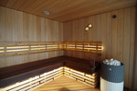 Sauna wall & ceiling materials THERMO-TREATED ASPEN GLUED WOOD LINING STS4 15x140x2100mm 6 PIECES THERMO-TREATED ASPEN GLUED WOOD LINING STS4 15x140x2100-2400mm 6 PIECES